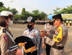 Kapolres Tuban AKBP Darman, S.I.K., Pimpin Gelar Pasukan Dalam Rangka Operasi Patuh Semeru 2022.