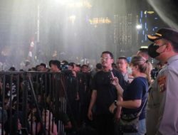 Polrestabes Medan Mengerahkan Personel Guna Mengamankan Konser Musik Hiburan Rakyat