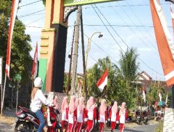 Meriahnya Rangkaian Gerak Jalan Peringatan HUT ke-77 RI di Kecamatan Widang Kabupaten Tuban