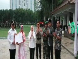 Dinas Pemberdayaan Masyarakat Bojonegoro Dan Desa (DPMD) Menyelenggarakan Apel Deklarasi Damai Pilkades Serentak