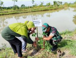 Peringati Hari Pohon Sedunia, Pasiter Kodim Bojonegoro ajak Peduli terhadap Bumi