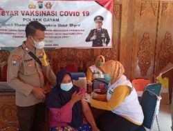 Kejar Capaian Vaksinasi, Polres Bojonegoro Polda Jatim Gandeng Dinkes Gelar Gebyar Vaksinas