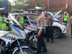 Jelang Nataru, Kasat Lantas Polres Bojonegoro Cek Kesiapan Ranmor