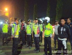 Pasca Peristiwa Kekerasan Terhadap Salah Satu Anggota PSHT, Polisi Lakukan Penyekatan