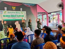 Sahabat Pelajar, Prajurit Kodim Bojonegoro bekali Siswa SLBN Sumbang dengan Bela Negara