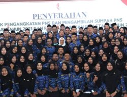 348 PNS Baru Diambil Sumpahnya, Bupati Bojonegoro: Bangun Loyalitas dan Integritas terhadap Negara