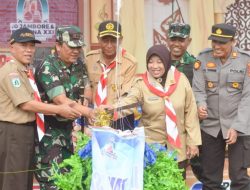 Dandim Bojonegoro Buka Jambore dan Raimuna XXI Ponpes Al Rosyid