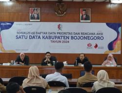Bangun Kreativitas Untuk Pembangunan Daerah, Pemkab Bojonegoro Sosialisasi Satu Data 2024