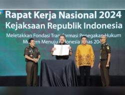 Jaksa Agung RI Menutup Resmi Pelaksanaan Rakernas Kejaksaan Tahun 2024