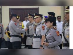 Kapolda Bali Irjen. Pol. Ida Bagus Kd Putra Narendra, S.I.K., M.Si.,Memimpin Acara Serah Terima Jabatan