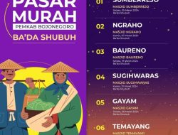 Pasar Murah Ba’da Subuh, Pemkab Bojonegoro Siapkan 2 Ton Beras Setiap Lokasi