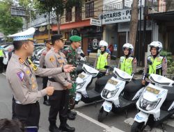 Menekan Pelanggaran Lalu lintas, Polres Tulungagung Gelar Pasukan Operasi Keselamatan Semeru 2024