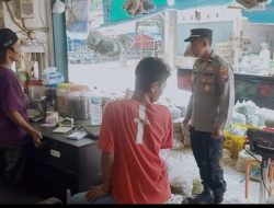 Patroli Polsek Babat Cek Harga Sembako Menjelang Hari Raya Idul Fitri 1445 H