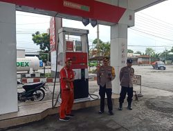 Kapolsek Babat Turun Langsung Lakukan Pengecekan Serta Pengawasan SPBU