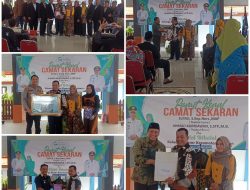 Sekaran Kondang !!! Gelar Pamit Kenal Camat Sekaran