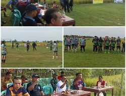 Camat Sekaran Menghadiri Pembukaan Turnamen Kades Cup ll Desa Kebalankulon Kecamatan Sekaran