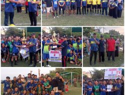 Laga Final Sepak Bola Kades Cup ll 2024 Desa Kebalankulon Kecamatan Sekaran