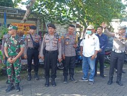 Polsek Babat Laksanakan Pengamanan Kunjungan Mentri Pertanian RI di Desa Terpan Kecamatan Babat