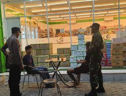 Patroli Malam Hari Sinergitas TNI – POLRI Jaga Keamanan Wilayah Binaan Polsek Sekaran