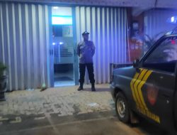 Patroli Malam Hari Polsek Sekaran Kunjungi ATM Bank BRI Unit Sekaran