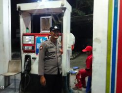Anggota Polsek Sekaran Rutin Pemantauan di SPBU Guna Mengantisipasi Persediaan BBM