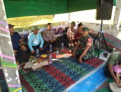 Anggota Polsek Sekaran Hadiri Wiwitan Panen Padi di Desa Kembangan Kecamatan Sekaran
