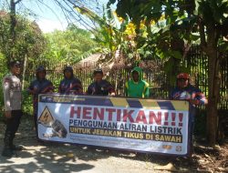 Polsek Sekaran Larang Masyarakat Gunakan Jebakan Tikus Beraliran Listrik