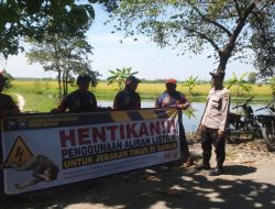 Ngobrol Keliling Kamtibmas (Ngopling Mas) Polsek Sekaran Terkait Penggunaan Jebakan Tikus Beraliran Listrik di Desa Kembangan
