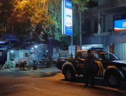 Polsek Sekaran Patroli malam area perbankan cegah tindak kriminalitas di ATM