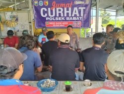 Kapolsek Babat Turun Langsung Gelar Jumat Curhat, Respon Positif Warga Terkait Kamtibmas