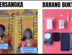 Diduga Pasangan Kumpul Kebo di Lamongan digerebek anggota Satresnarkoba Polres Lamonga