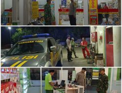 Sinergitas TNI-POLRI Patroli Objek Vital, Polsek Sekaran Antisipasi Aksi Tindak Pidana 3C