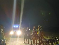 Patroli Blue Light Polsek Sekaran Sambangi Pemuda Nongkrong Serta Berikan Himbauan Kamtibmas