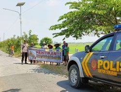 Polsek Sekaran Himbau Petani di Desa Porodeso Kecamatan Sekaran Tak Gunakan Listrik untuk Jebakan Tikus