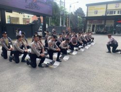 Jelang Pelaksanaan Pilkada 2024 Polres Lamongan Gelar Latihan Peningkatan Kemampuan Dalmas