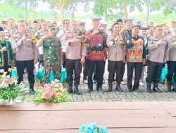 Cangkruan Kamtibmas Polres Bojonegoro Bersama tiga Pilar Kecamatan Balen