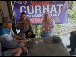 Jumat Curhat Kapolsek Babat Ajak Masyarakat Jaga Kamtibmas
