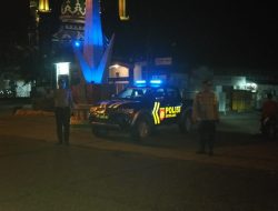Guna Antisipasi Balap Liar Serta Kriminalitas Polsek Laren Gelar Patroli Blue Light