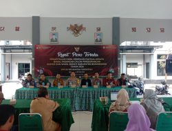 Rapat Pleno Rekapitulasi Hasil Verifikasi Faktual Calon Perseorangan BUPATI DAN WAKIL BUPATI Bojonegoro 2024 Tingkat  Kecamatan