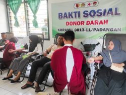 Peduli Sesama, Koramil Padangan Bojonegoro gelar Bakti Sosial Donor Darah