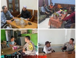 Kapolsek Bersama Kanit Intelkam Melaksanakan Pengalangan Terhadap Ketua Perguruan PSHT Cabang Lamongan Bu