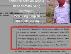 Kepala Desa Damarsi Arogan Sebarkan Fitnah Terkait TKD