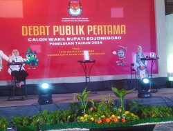 Debat Perdana Calon Wakil Bupati Bojonegoro Di Hentikan Secara Langsung Oleh KPU Bojonegoro