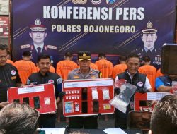 Kurang Dari 3 Bulan, 13 Pengedar Narkoba Di Sikat Polres Bojonegoro