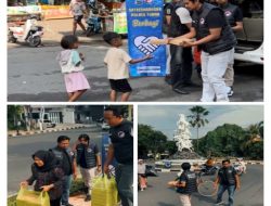 Jumat Berkah, Sat Resnarkoba Polres Tuban Tebar Ratusan Nasi Kotak !!!