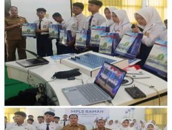 Hari Pertama Sekolah di SMA Negeri 1 Babat Penuh Peluk Doa dan Haru !!!