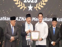 Bupati Tuban kembali menorehkan prestasi nasional sebagai Kepala Daerah Pendukung Gerakan Zakat