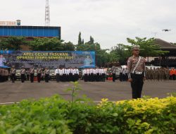 Kepolisian Resor Tuban melaksanakan apel gelar pasukan dalam rangka operasi Zebra