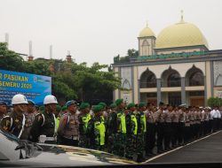 Polres Tuban melaksanakan Apel Gelar Pasukan Operasi Lilin Semeru 2025
