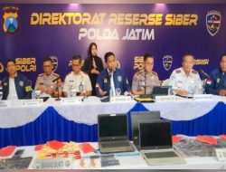 Direktorat Reserse Siber Polda Jawa Timur membongkar jaringan penipuan daring bermodus love scamming.
